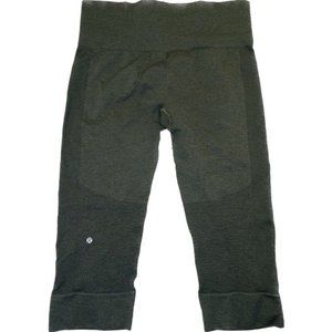 lululemon Align High-Rise Crop 17" dark olive green small leggings